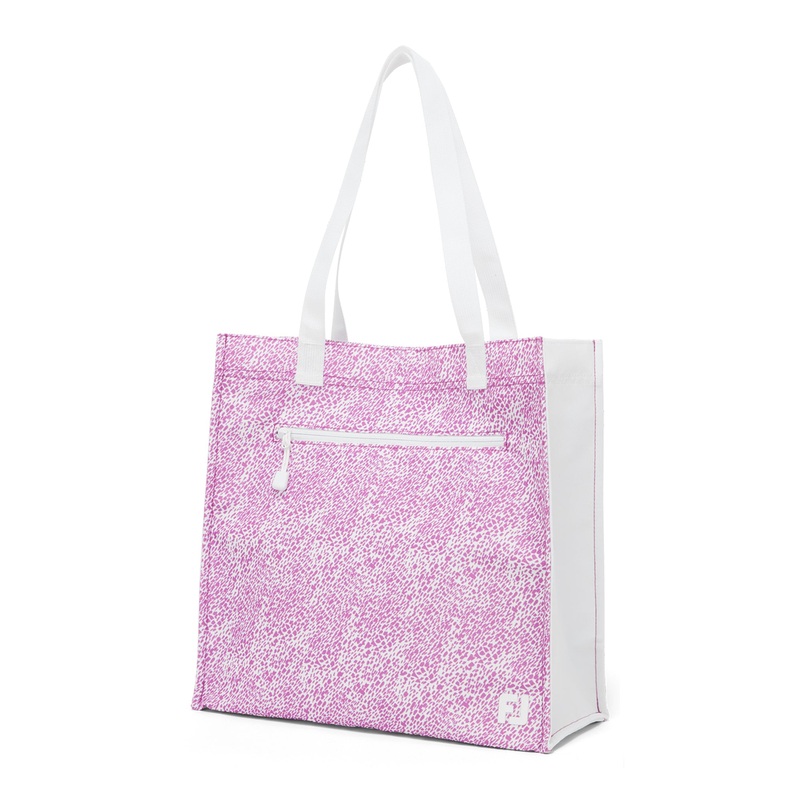 FJ Golf Tote Bag|White/Berry Animal|One Size