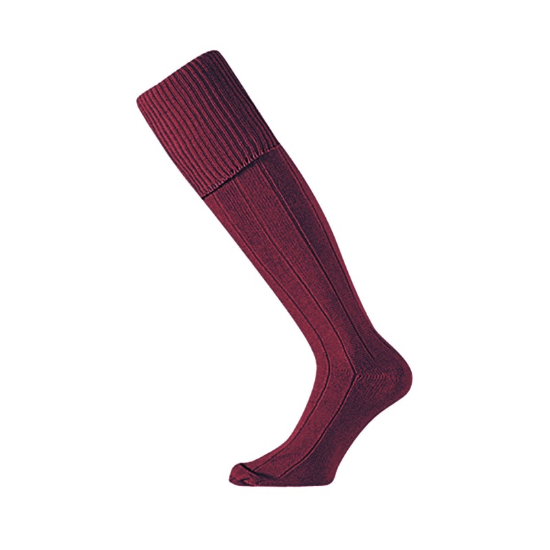 Pro Star Plain Football Socks|Wine|Mini UK C12-2
