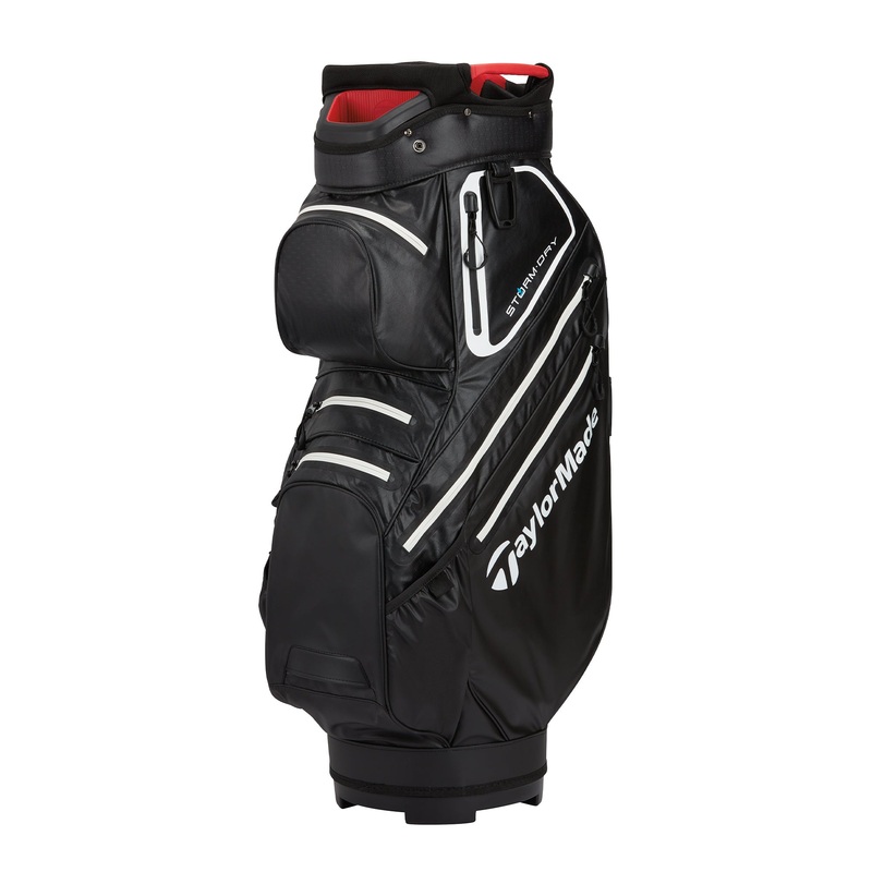Storm Dry Waterproof Cart Bag|Black/White/Red|One Size
