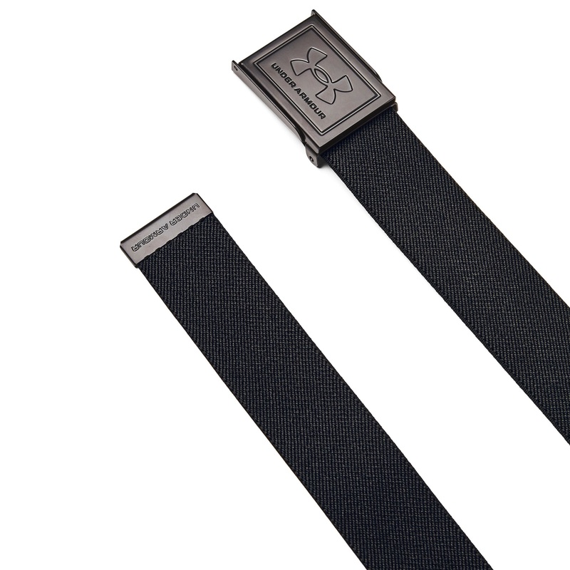 UA Drive Stretch Webbing Belt|Black/Castlerock|One Size