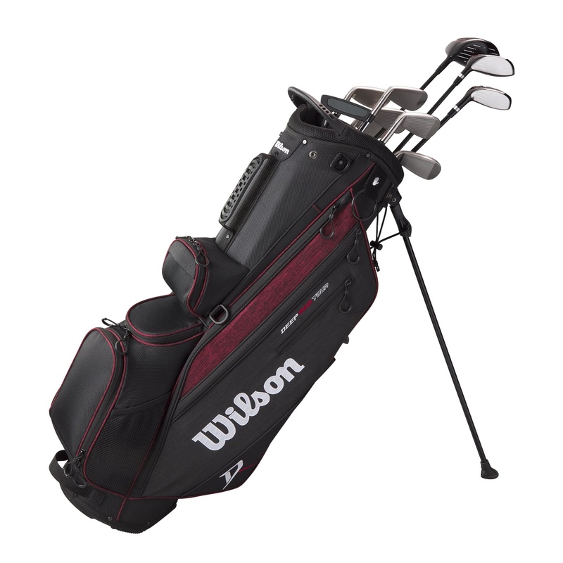 Deep Red Tour Teen Golf Set|Black/Red/White|12-15 Years