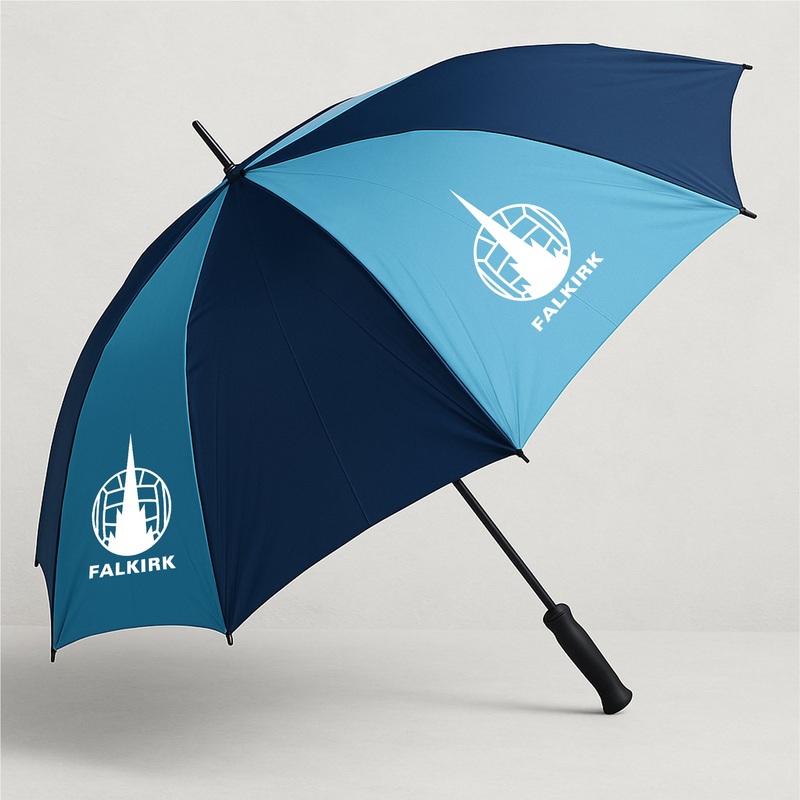 Falkirk Golf Umbrella|Navy/Sky|One Size