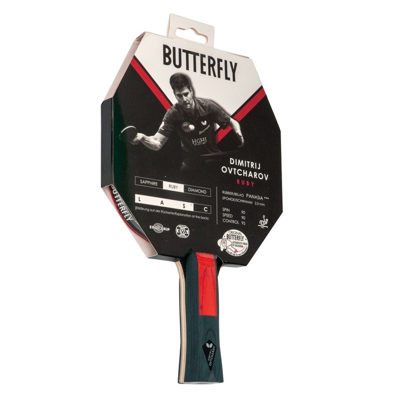 Dimitrij Ovtcharov Ruby Table Tennis Bat