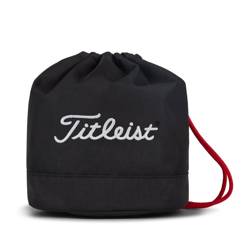 Golf Driving Range Bag|Black/Black/Red|One Size