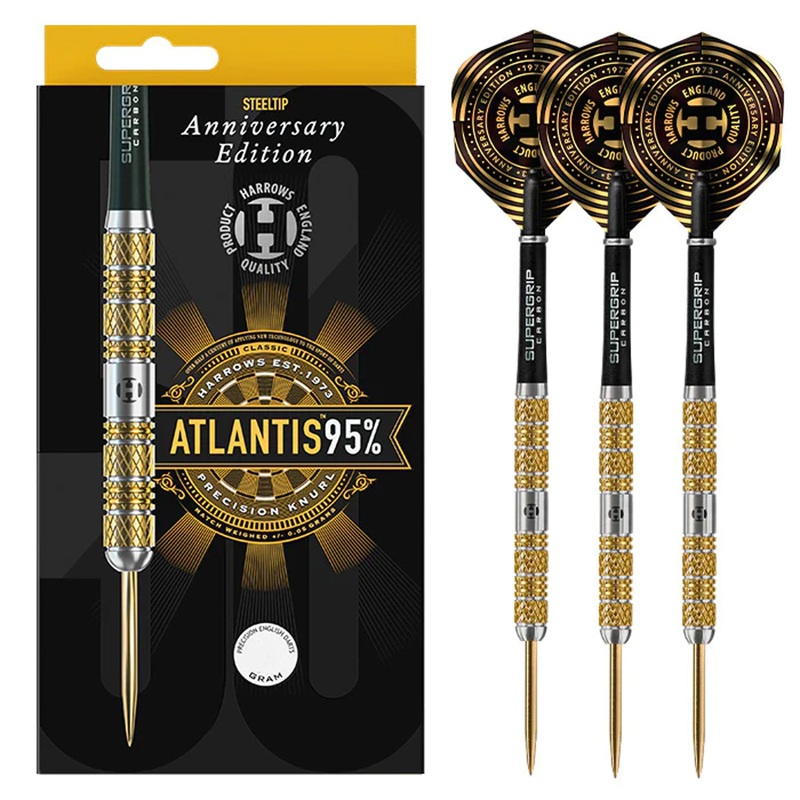 Atlantis 95% Tungsten Darts – Steel Tip Darts