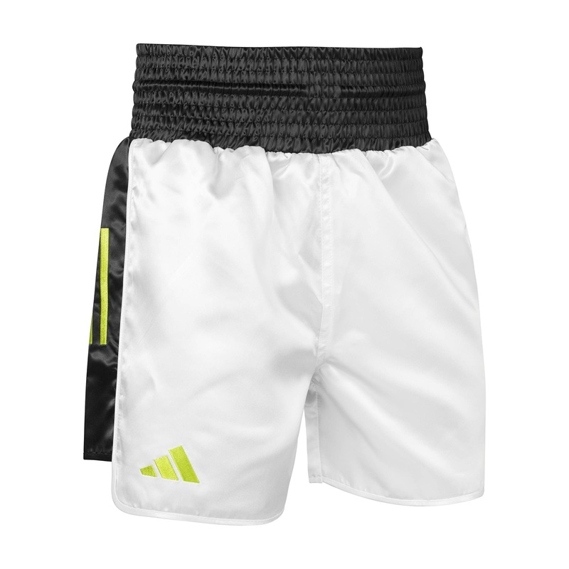 Premium Satin Boxing Shorts|White|Small|Medium|Large