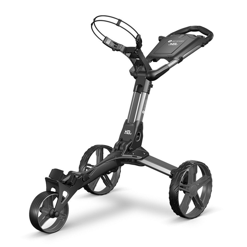 QB2 2025 Push Golf Trolley|Graphite|One Size