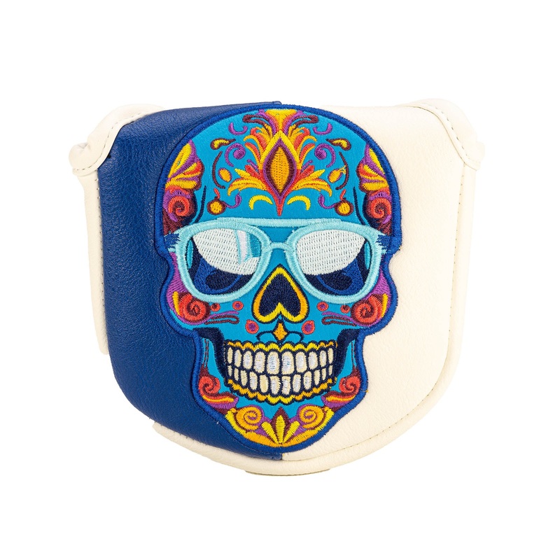 Sugar Skull Shady Los Muertos Mallet Putter Headcover