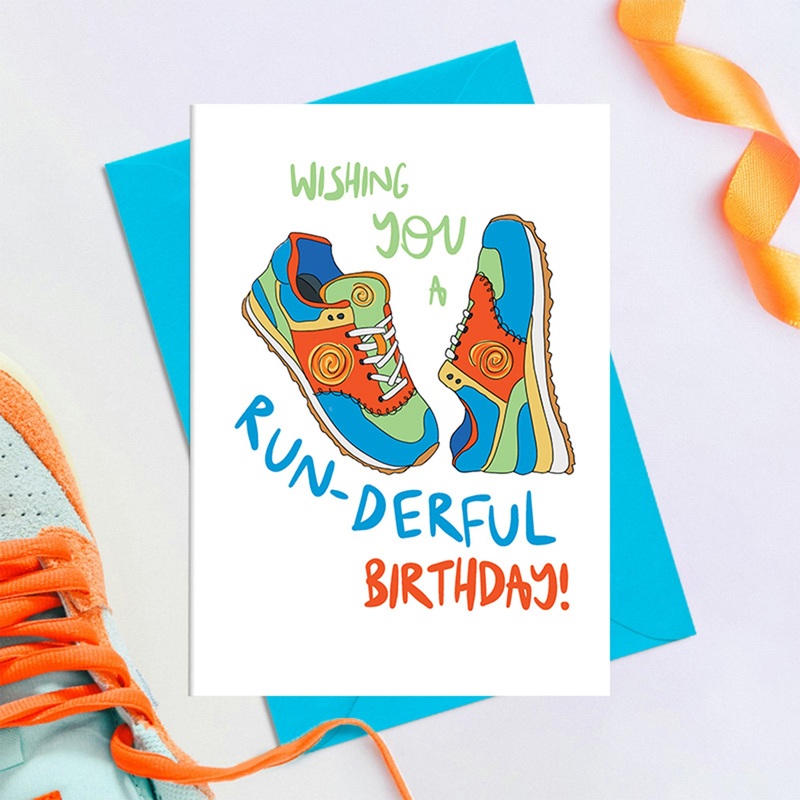 Run-derful birthday – Greetings Card