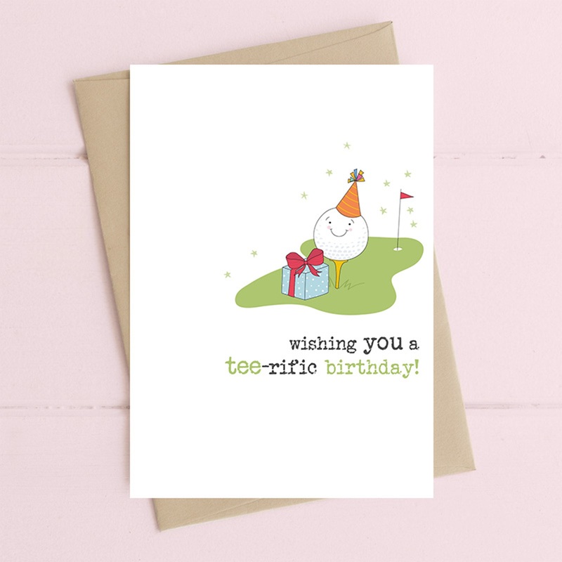 Tee-rific Birthday – Greetings Card