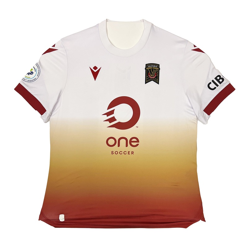 Valour FC 25 Away Shirt|White/Red|Small|Medium|Large|X-Large