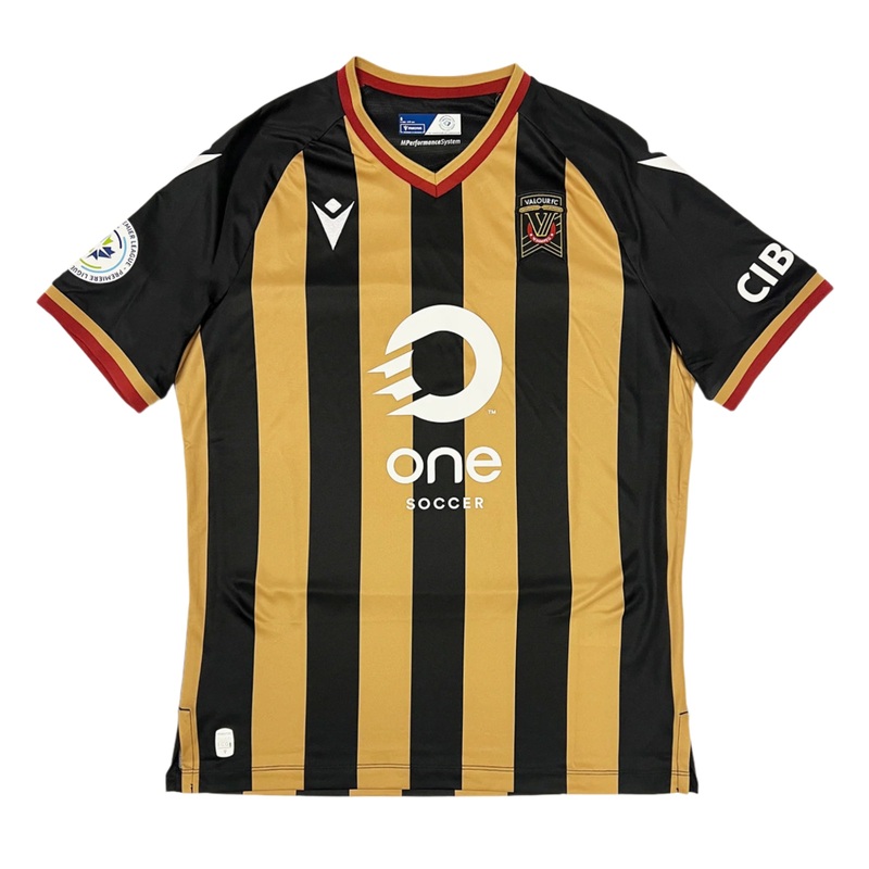 Valour FC 25 Home Shirt|Gold/Black|Small|Medium|Large|X-Large