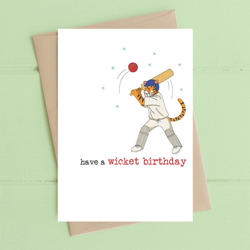 Wicket birthday – Greetings Card