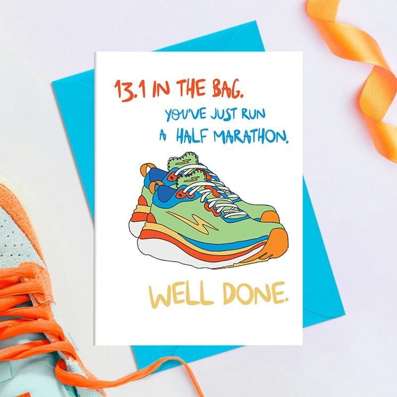 You’ve just run a half marathon – Greetings Card