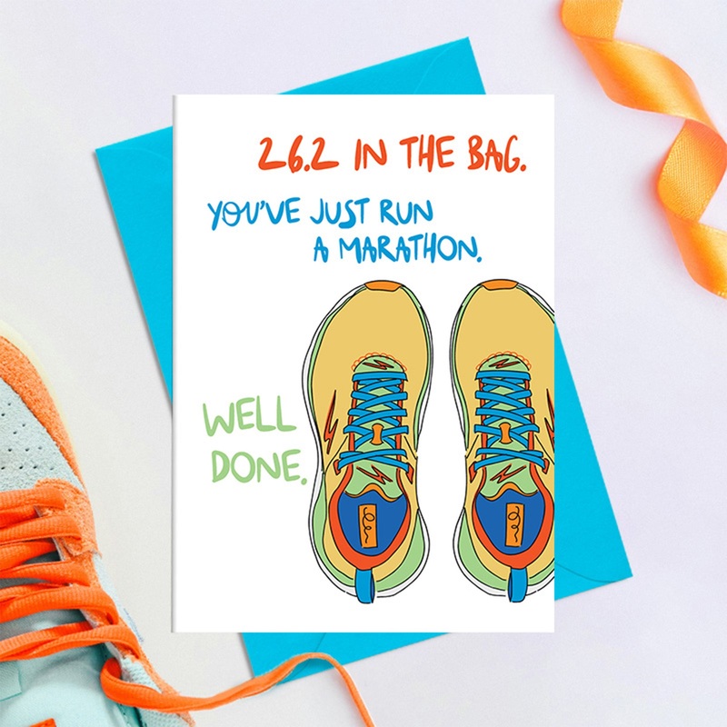 You’ve just run a marathon – Greetings Card