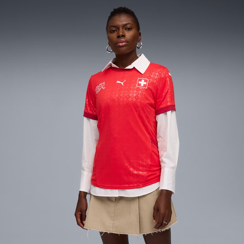 Switzerland Women’s 25 Home Football Shirt – Women’s