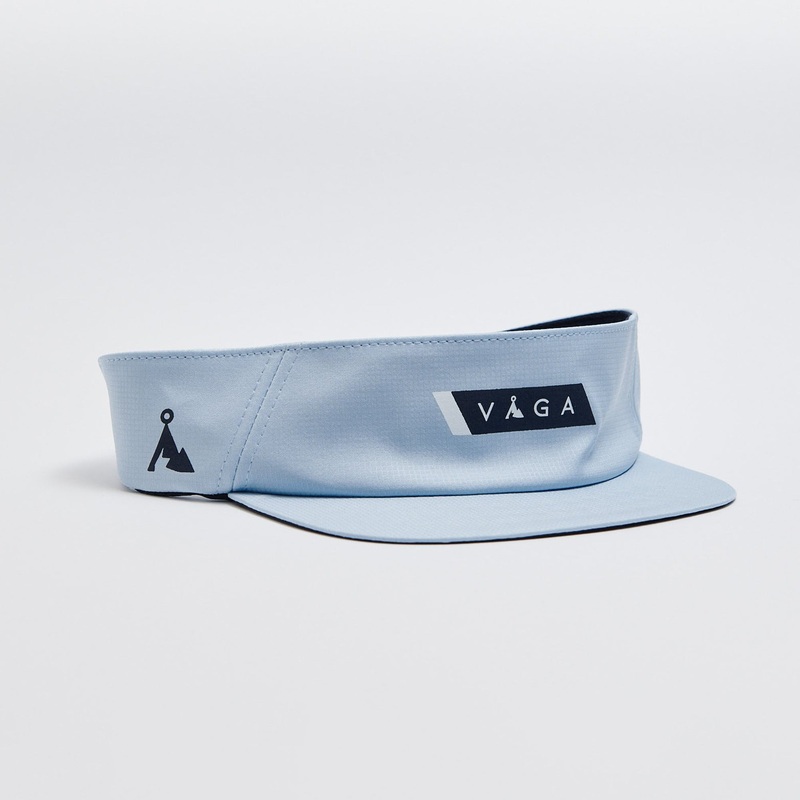 Feather Racing Visor|Pale Blue/Navy Blue|One Size
