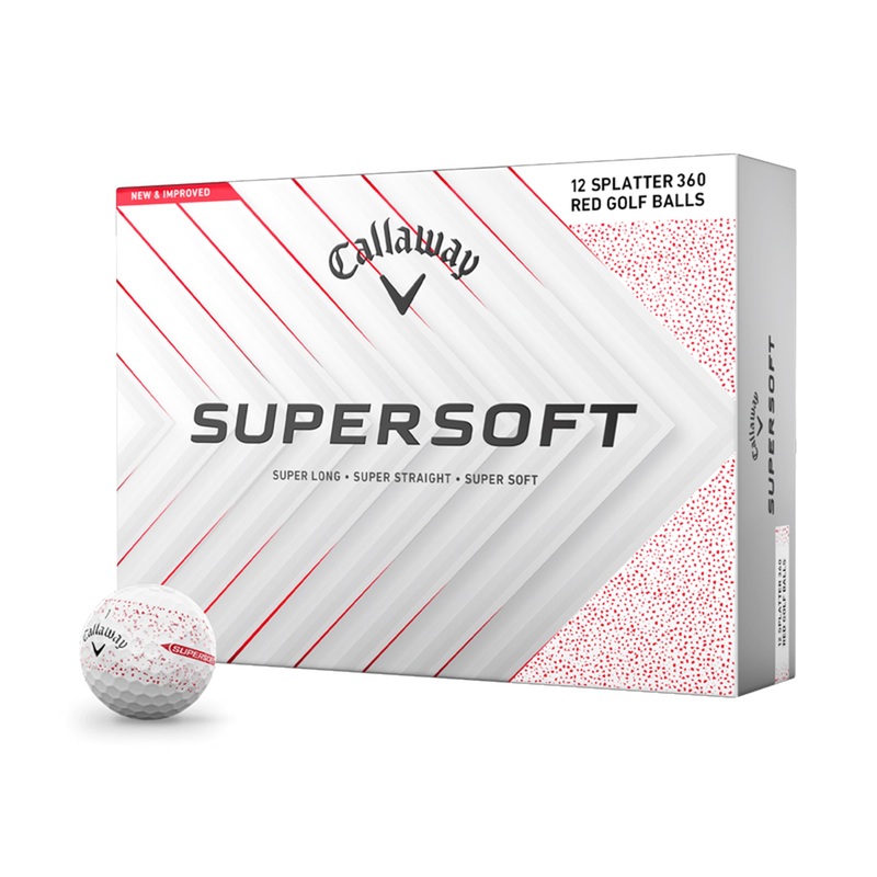 Supersoft 25 Splatter 360 Golf Balls (Dozen)
