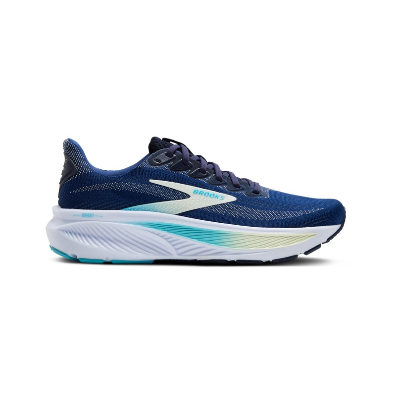 Ghost 17 Running Shoes Womens|Navy/Green/Turquoise|UK4|UK4.5|UK5|UK5.5|UK6|UK6.5|UK7|UK7.5|UK8|UK8.5|Standard 1B