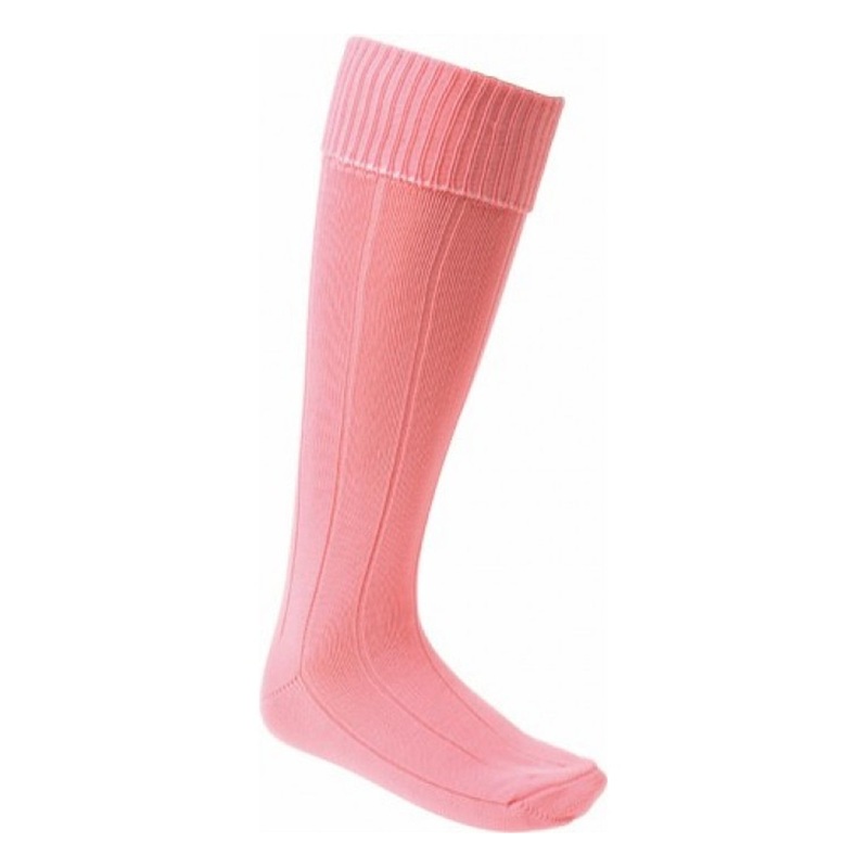 Plain Football Socks|Pink|UKC12-2.5|UK3-6.5