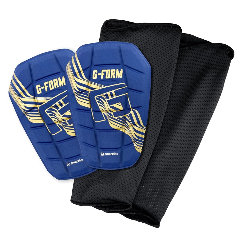 Pro-S Blade Shin Guard CE|Navy/Gold|Small|Medium|Large