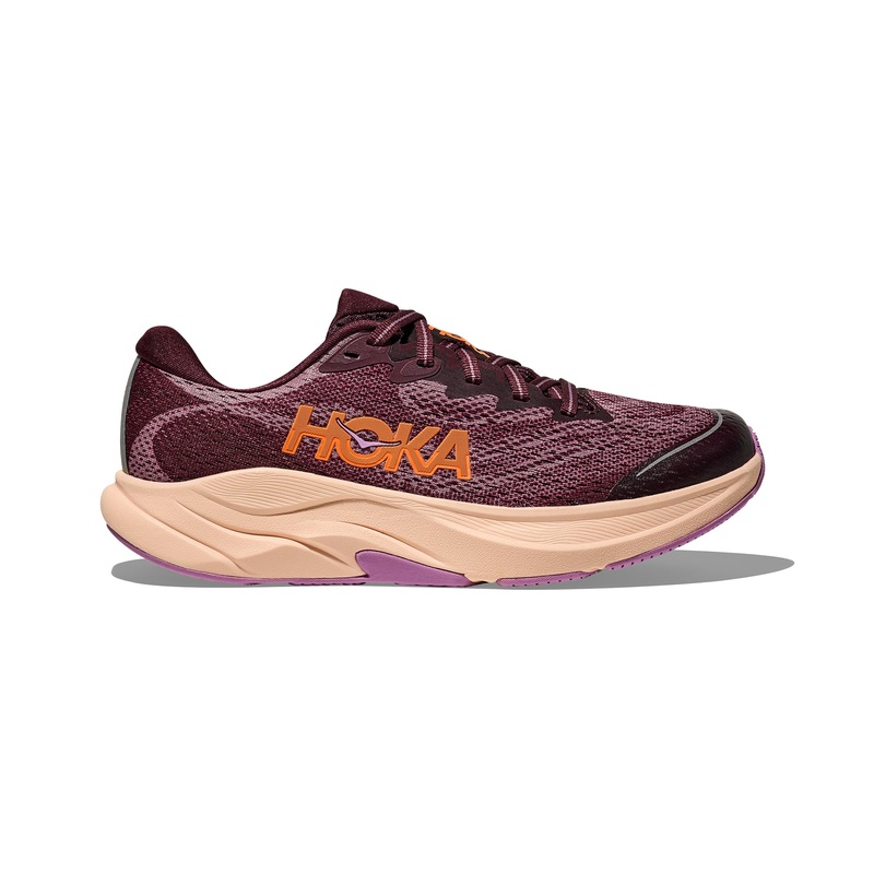 Youth Rincon 4 Running Shoes|Black Cherry/Classic Mauve|UK2.5|UK3|UK3.5|UK4