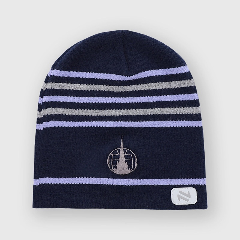 Falkirk Training Beanie Hat|Navy/Lilac|One Size
