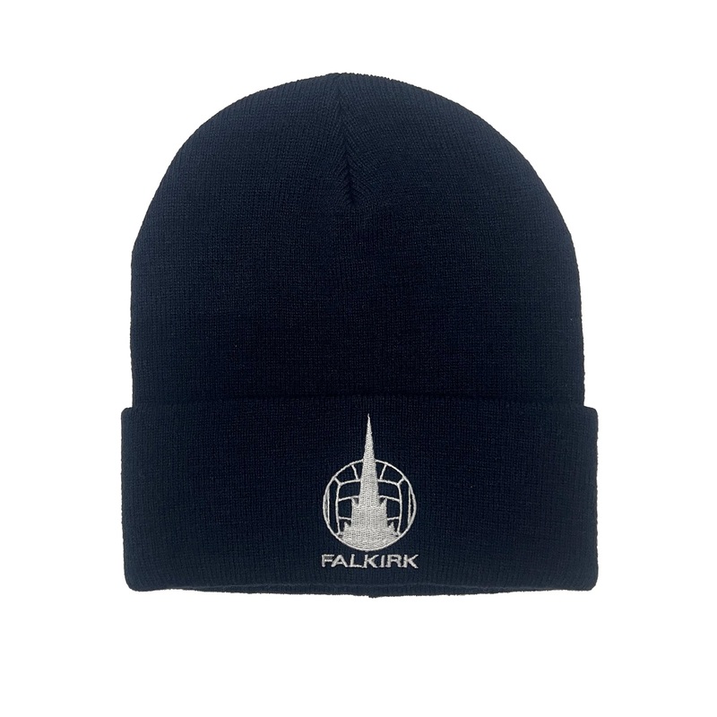Falkirk Crest Cuffed Beanie|Navy|One Size