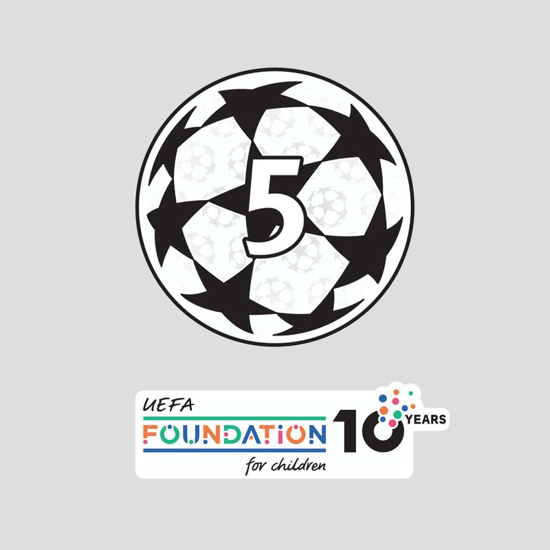 Barcelona – UCL 5 Times Winners Badge Set – Junior