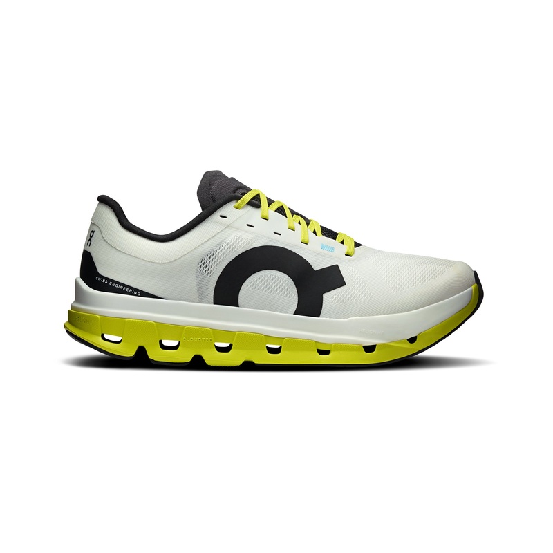 Cloudflow 5 Running Shoes|White/Lime|UK8|UK8.5|UK9|UK9.5|UK10|UK10.5|UK11|UK11.5|UK12