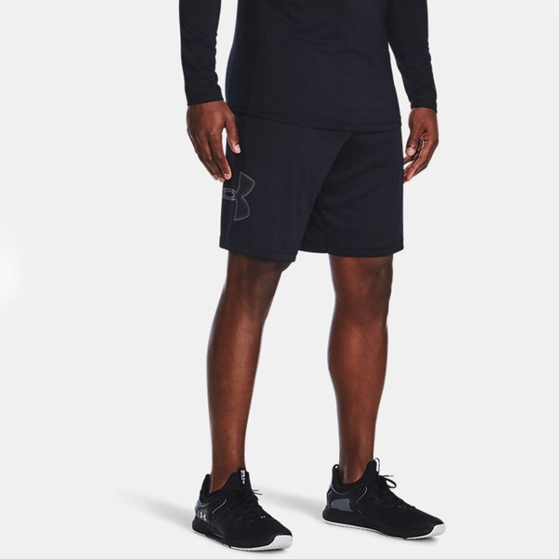 UA Tech Graphic Men’s Shorts|Black/Graphite|Small|Medium|Large|X-Large|2X-Large