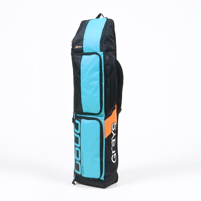 G600 Hockey Kitbag|Black/Aqua|One Size