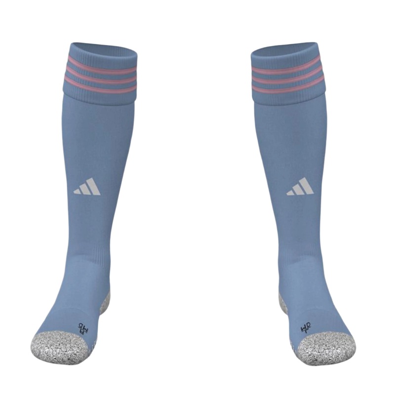 Adi Sock 23 Football Socks|Team Light Blue/White/Light Pink|UKC12.5-1|UK2-3.5|UK4.5-5.5