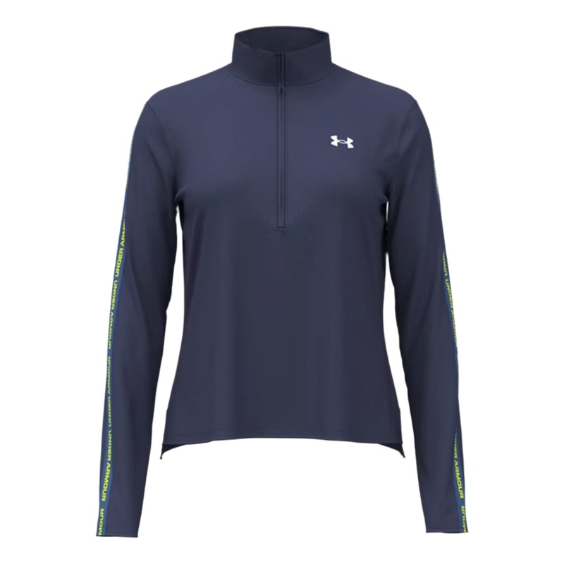 UA Tech 1/2 Zip Wordmark Tape Womens
