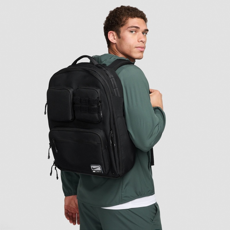 Utility Power Backpack|Black/Black/White|One Size