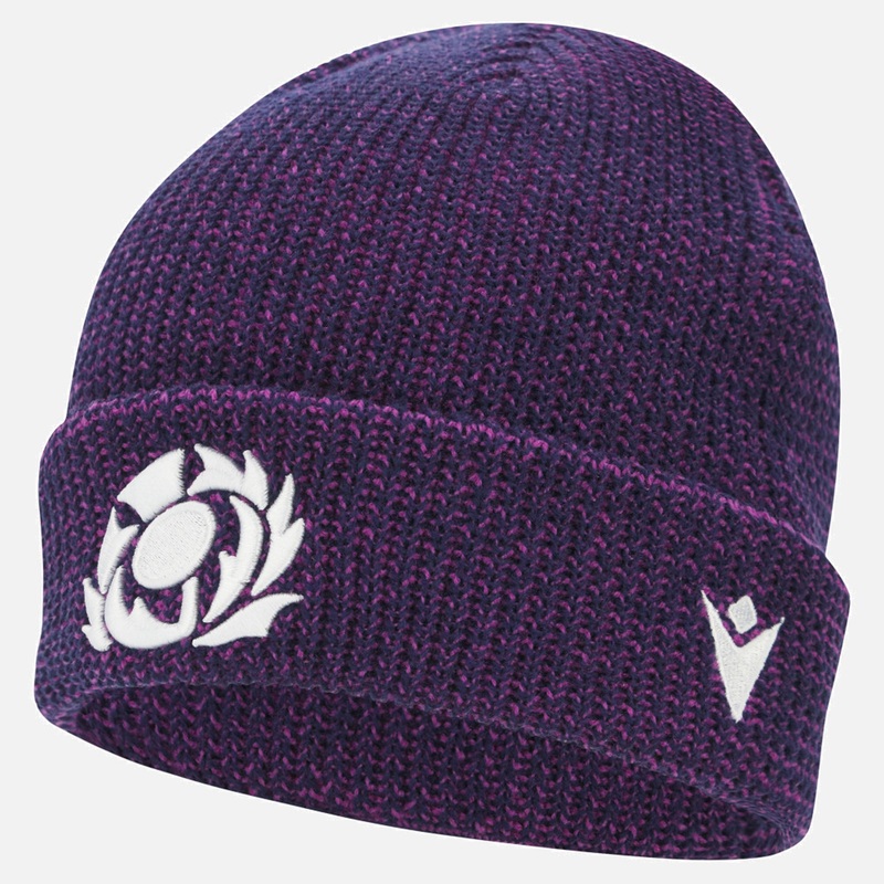 Scotland 25/26 Waffle Beanie|Navy/Purple|One Size
