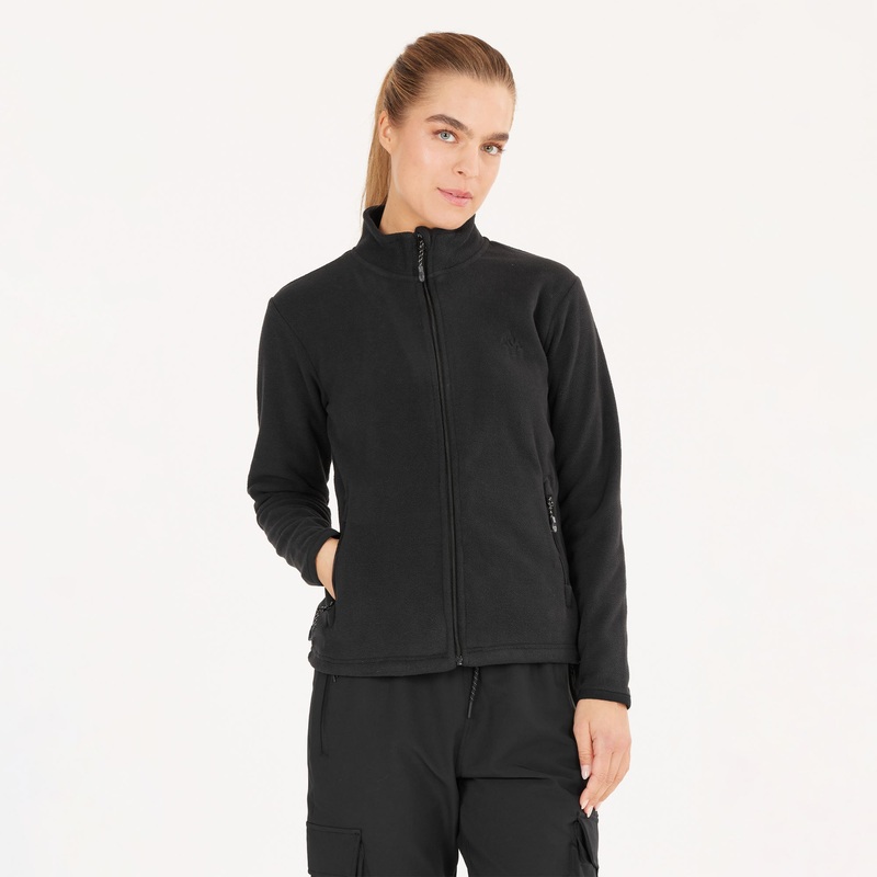 Women’s Cocoon Fleece Jacket|Black|X-Small|Small|Medium|Large