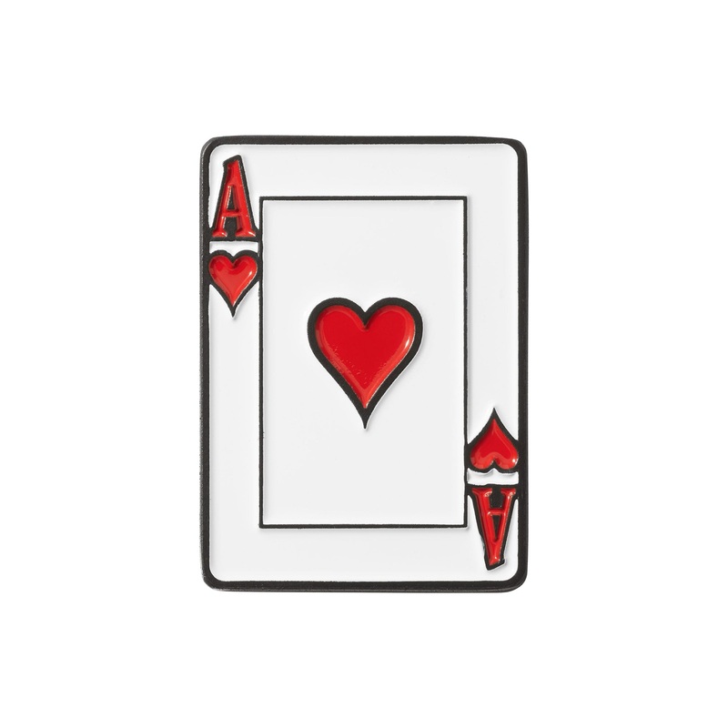 Ace Of Hearts Golf Ball Marker