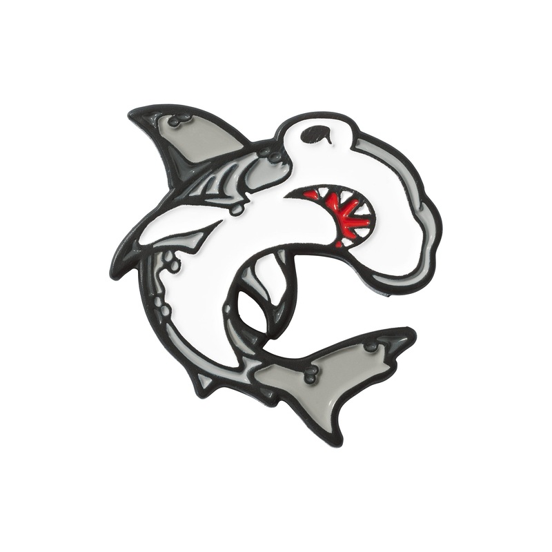 Shark Golf Ball Marker|Grey/White|One Size