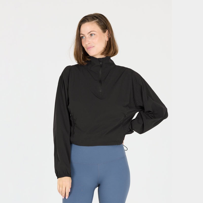 Women’s Sharma Half Zip|Black|X-Small|Small|Medium