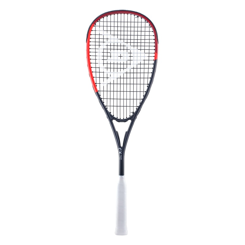 CX Team 125 Squash Racket|Black/Red/Red|One Size