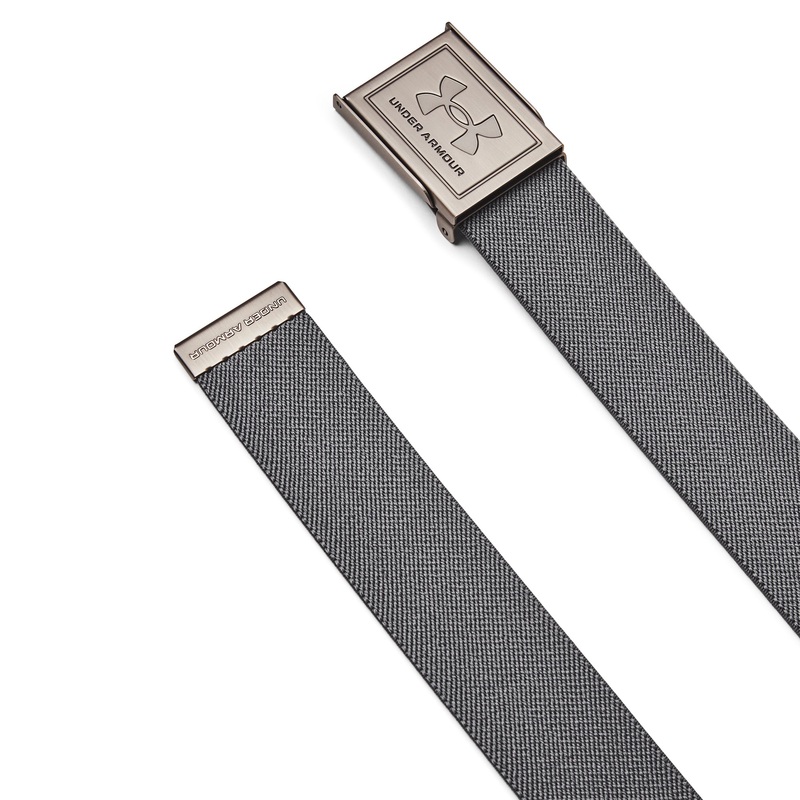 UA Drive Stretch Webbing Belt|Castlerock/Black|One Size