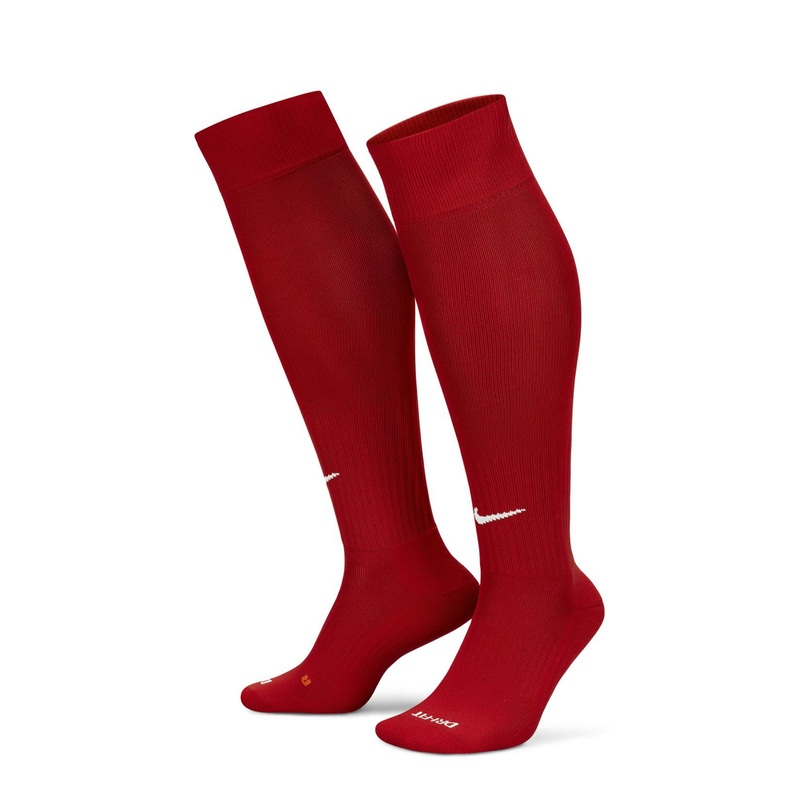 Academy Football Socks|Varsity Red/White|XS UKC12-2|S UK2-5|M UK5-8|L UK8-11