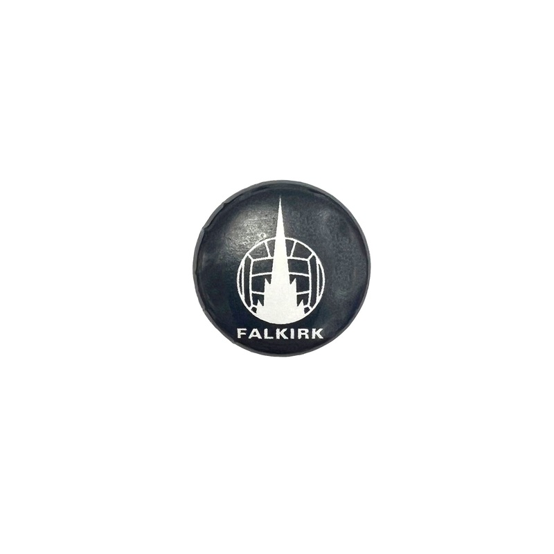 Falkirk Button Badge|Navy/White|One Size