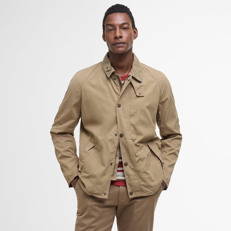 Tracker Casual Cotton Jacket|Washed Stone|Medium|Large|X-Large|2X-Large