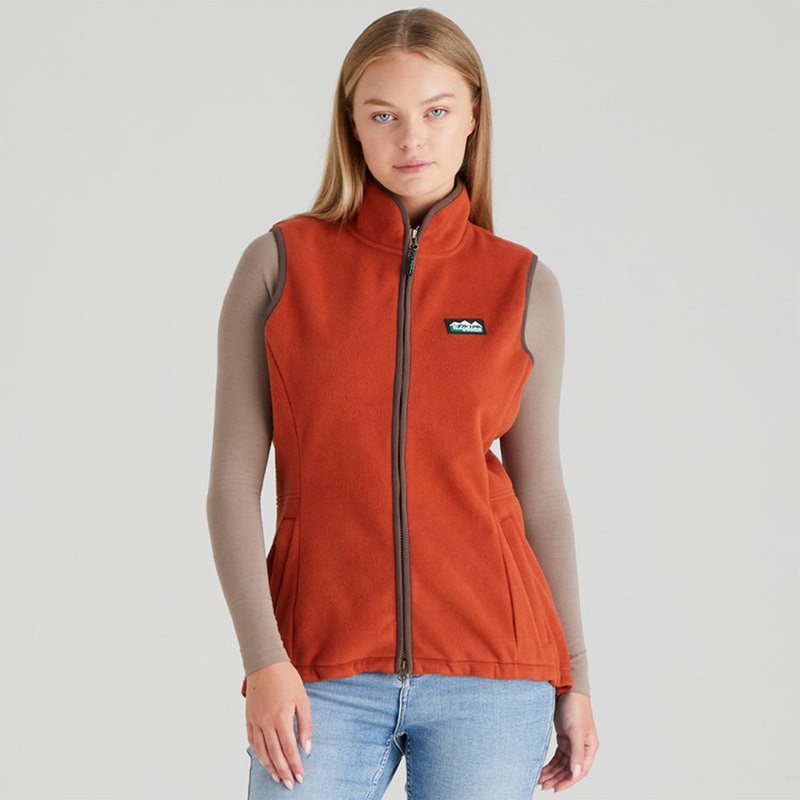 Women’s Kodiak Fleece Gilet|Russet|UK8|UK10|UK12|UK14