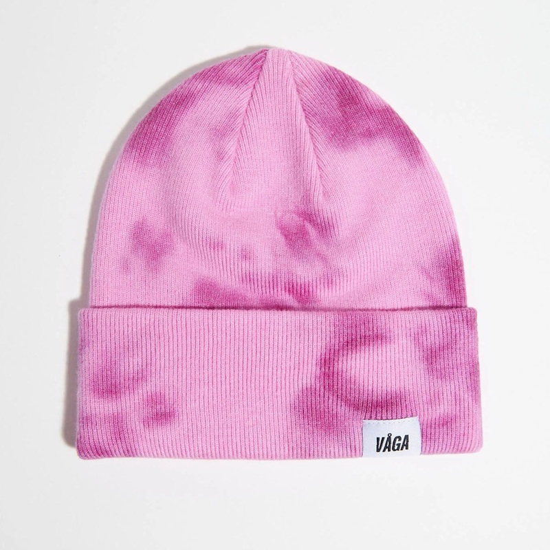 Fine Rib Beanie|Bright Pink/Light Pink|One Size