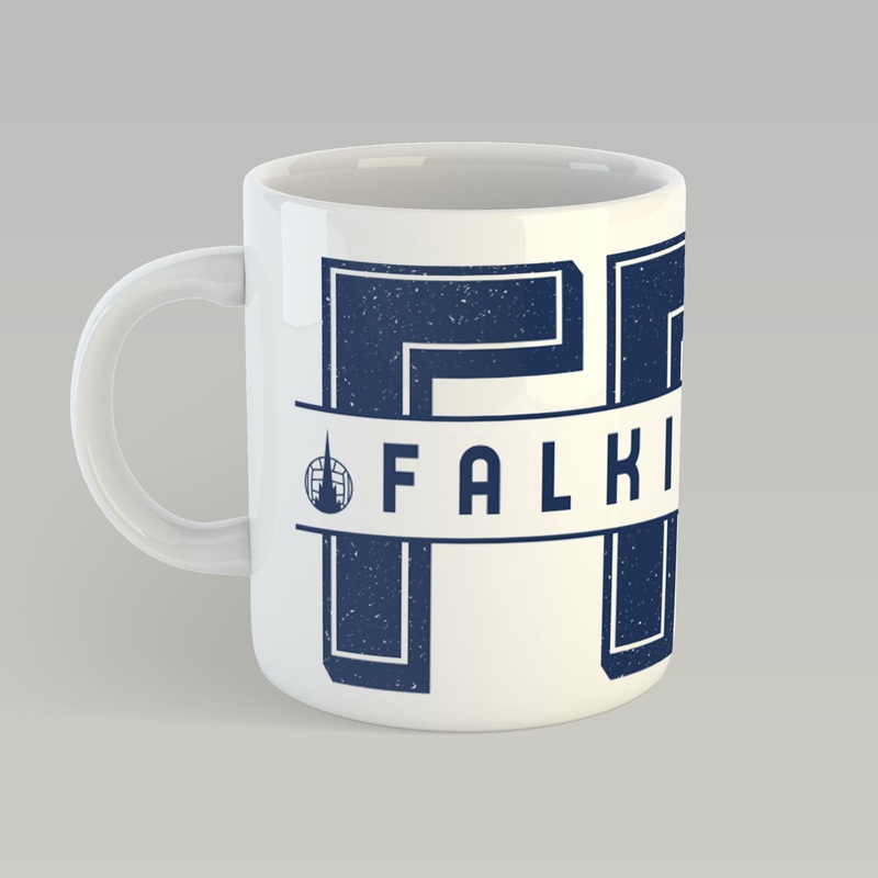 Falkirk FFC Mug|White/Navy|One Size