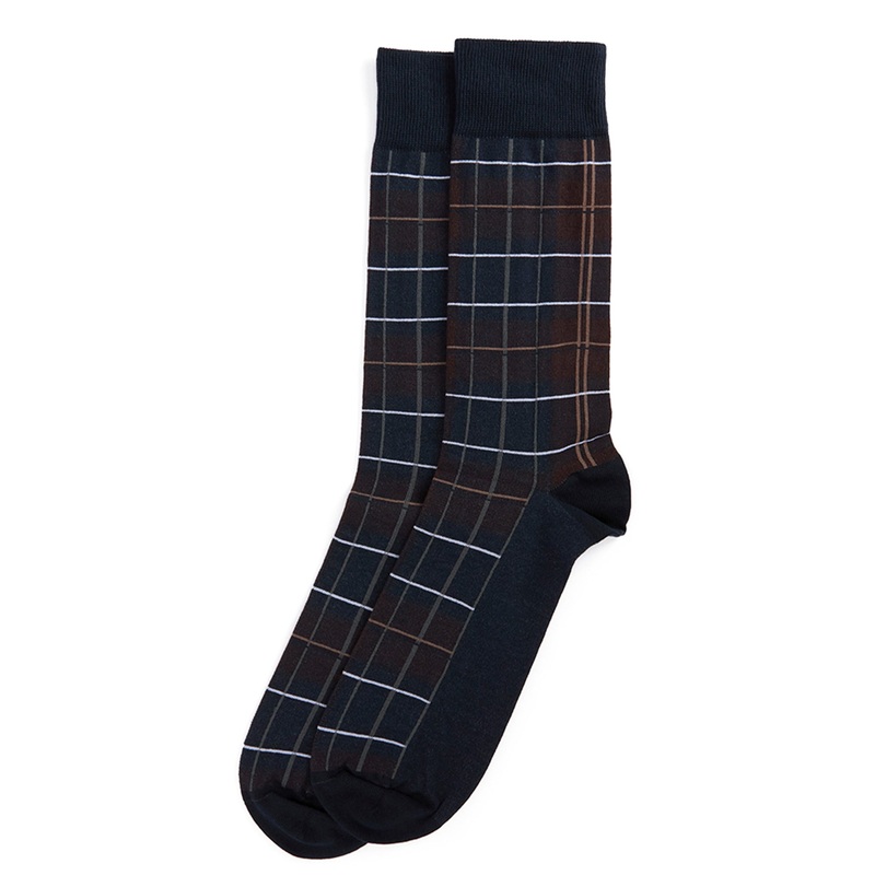Blyth Sock|Midnight Oak Tartan|M-UK6-8