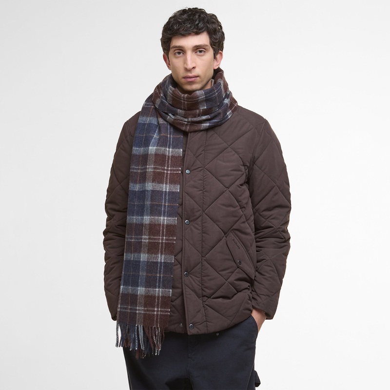 Braden Tartan Scarf|Midnight Oak Tartan|One Size